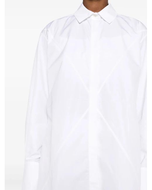 Loewe White Puzzle Fold Cotton Shirt