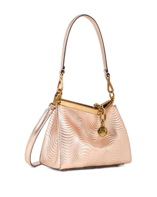 Etro Pink Small Vela Shoulder Bag