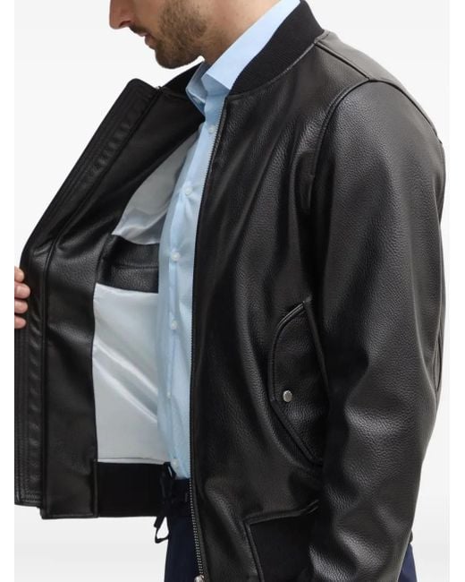 Veste Bomber À Fermeture Zippée Sisley pour homme en coloris Gray