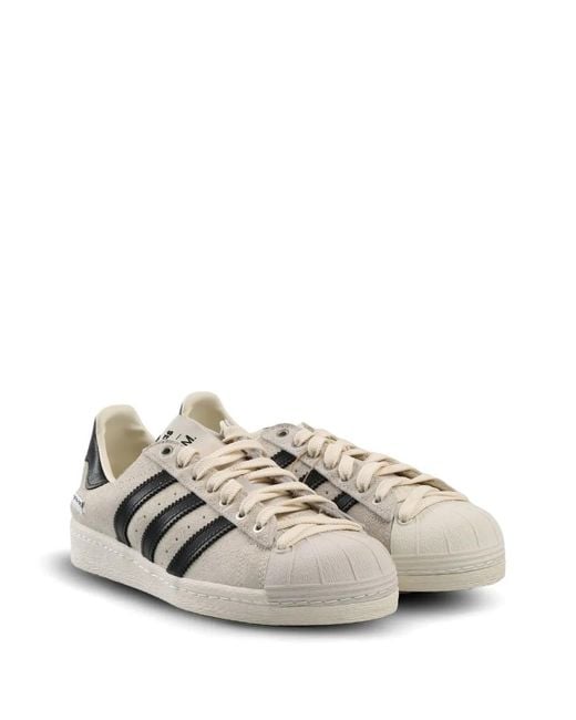 Adidas Gray X Sftm Superstar Trainers