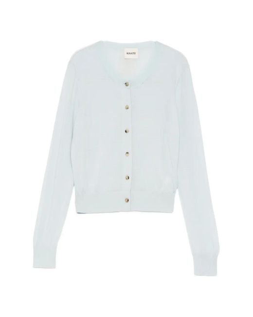 Khaite White Tansy Cardigan