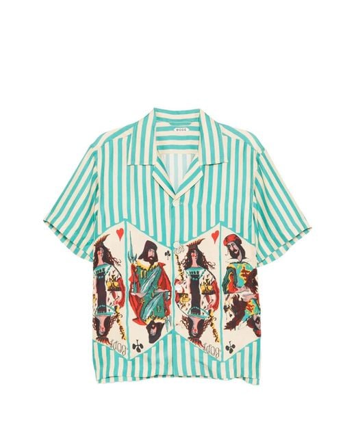Bode Blue Royals Shirt for men