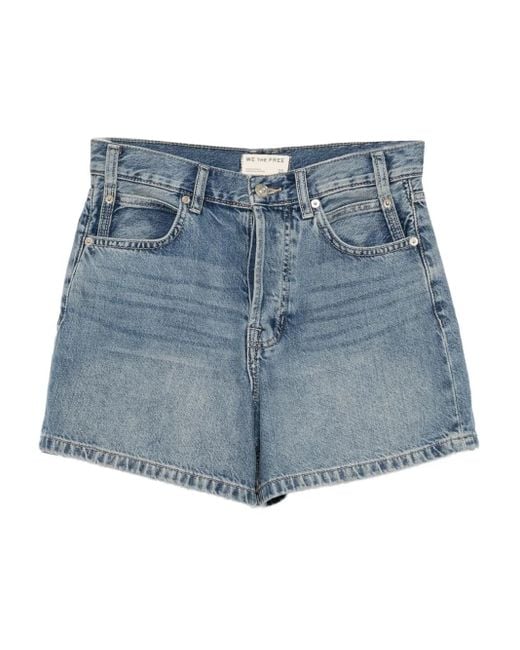Shorts Denim Tippi di Free People in Blue