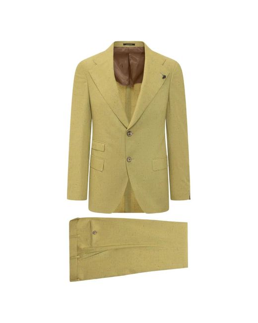 Gabriele Pasini Green Button Two-Piece Suit for men