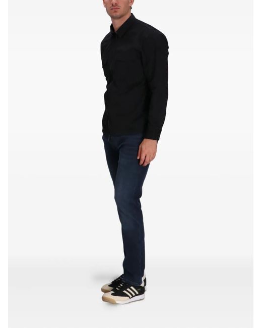 Boss Black Zip-Front Pocket Shirt for men