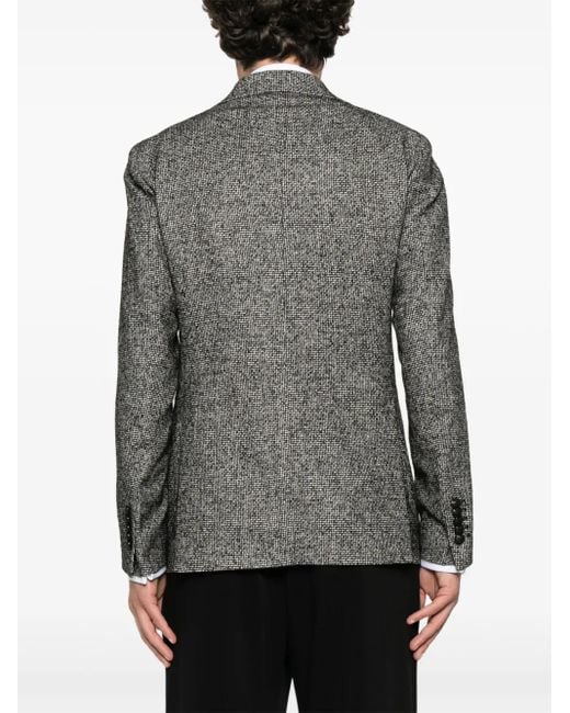 Tagliatore Gray Single-Breasted Blazer for men
