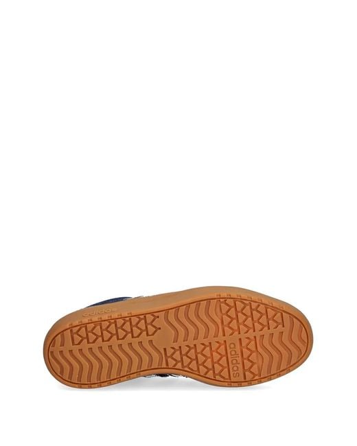 Adidas Blue Stripes Platform Sneakers