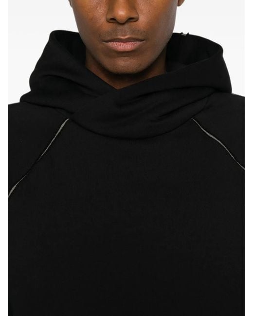 Thom Krom Black Long-Sleeves Hoodie for men