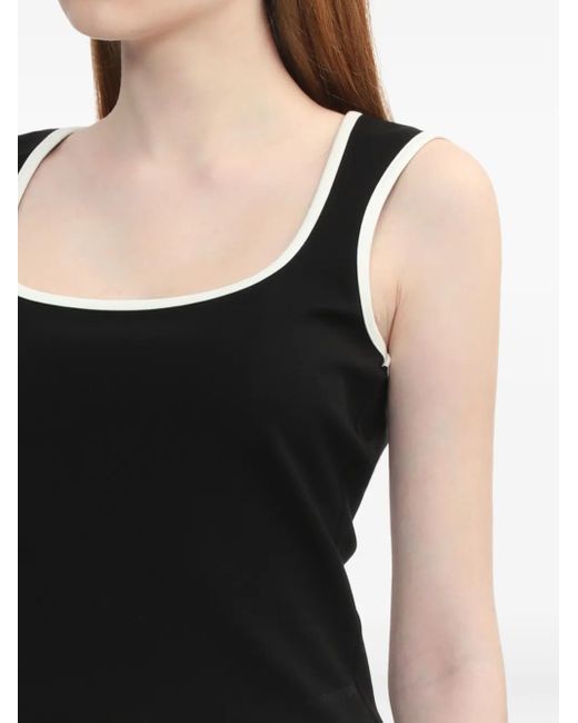 Rag & Bone Black Square-Neck Sleeveless Top