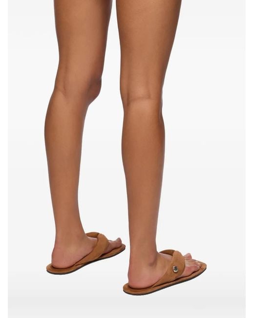 The Attico Brown Indie Thong Sandals