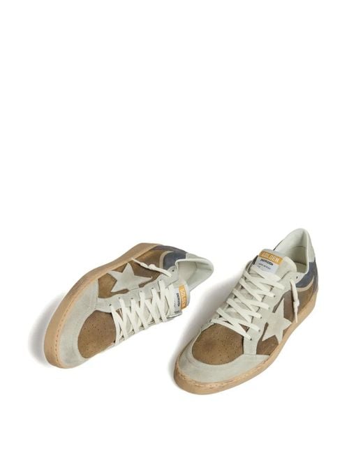 Golden Goose Deluxe Brand Brown Ball Star Leather Sneakers for men
