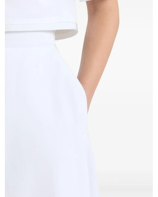 Patou オーガニックコットン スカート White