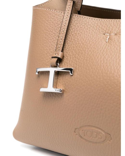 Tod's レザー トートバッグ Natural