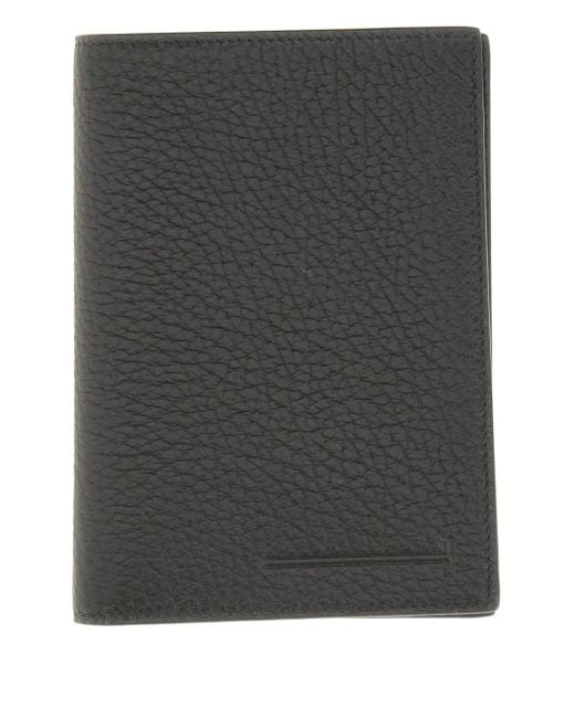 Tom Ford Black Grained Card Holder for men