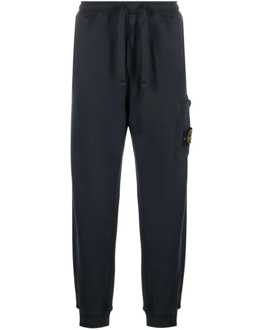 Stone Island Blue Tracksuit Trousers for men