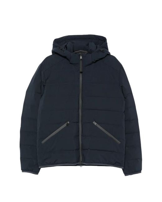 Marc O' Polo Blue X Function Hooded Padded Jacket for men