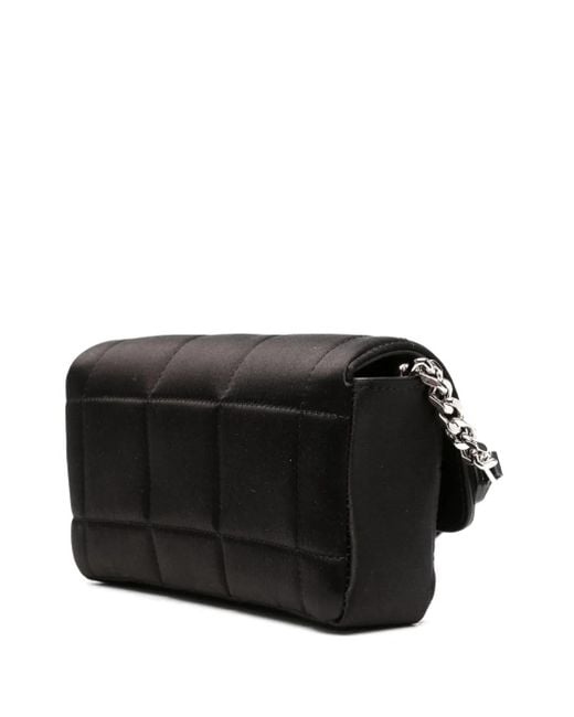 DSquared² Black D2 Statement Quilted Clutch Bag