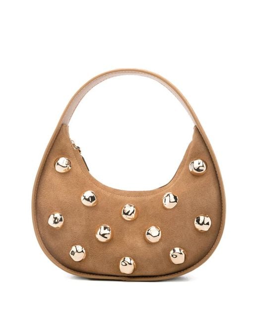 Jonathan Simkhai Natural Finn Studded Shoulder Bag