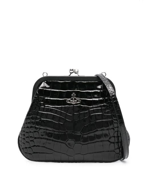 Vivienne Westwood Black Vivienne's Clutch Bag