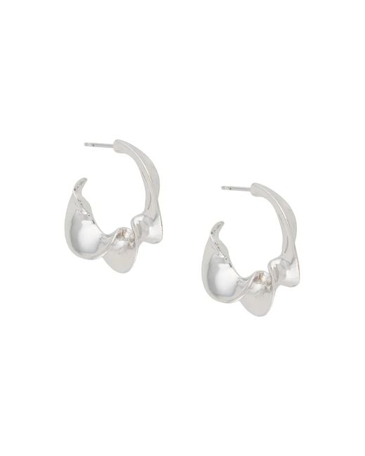 Annelise Michelson White Vertigo Twist-detail Hoops