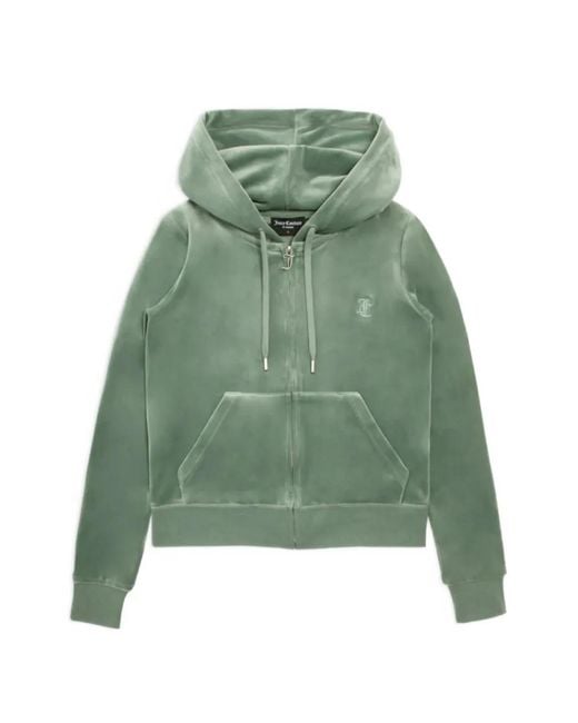 Juicy Couture Green Robertson Textured Hoodie