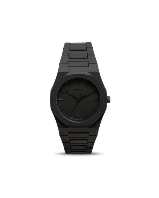 D1 Milano Polycarbon Shadow Horloge in het Black voor heren