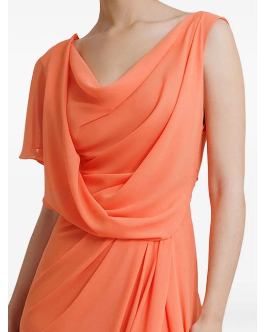 Gemy Maalouf White V-Back Maxi Dress