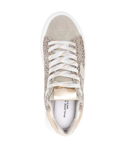Philippe Model White Tres Temple Sneakers