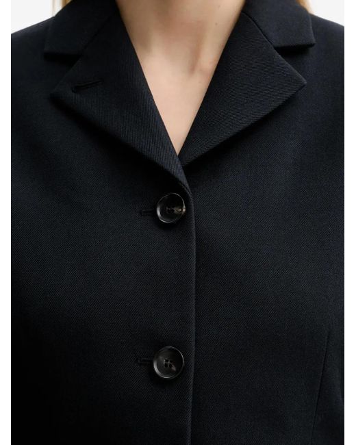 Bally Black Peplum Blouse