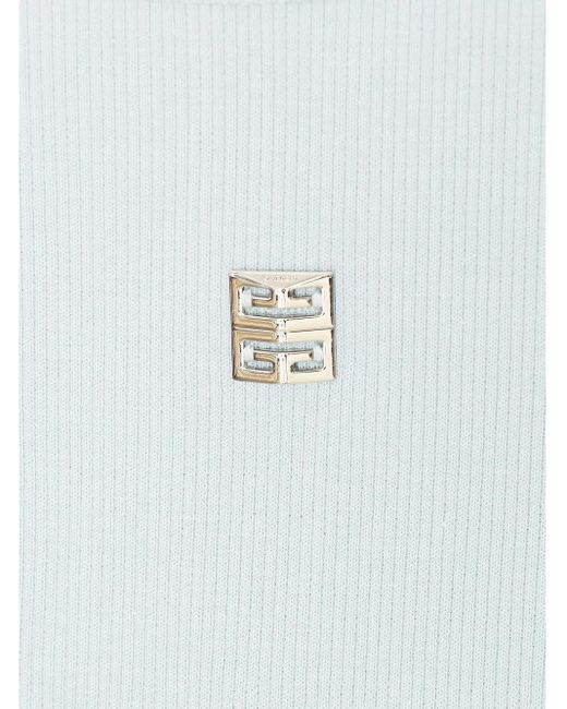 Givenchy リブ タンクトップ Blue