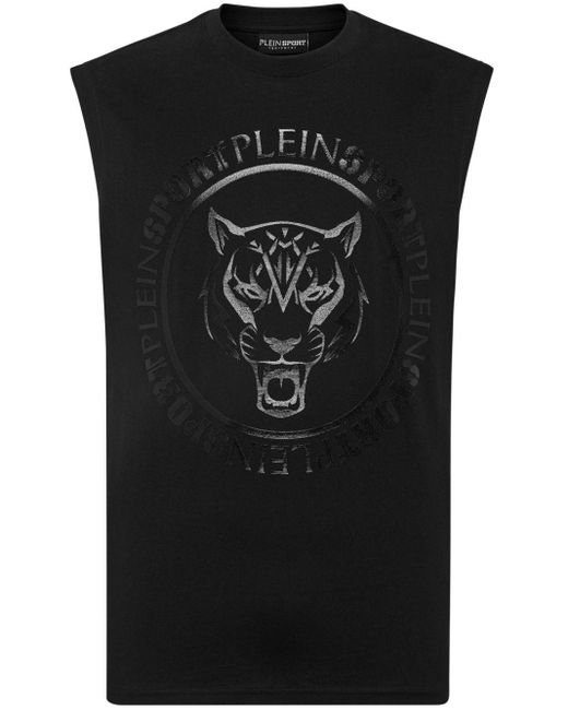 Philipp Plein Trägershirt mit Logo-Print in Black für Herren