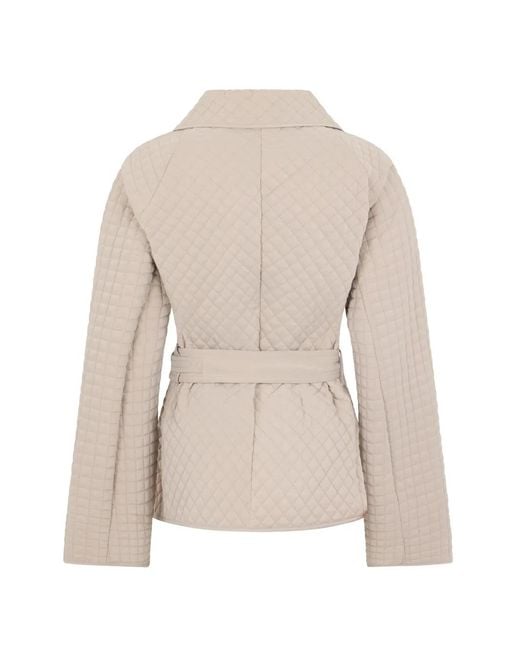 Moorer Natural Belted Puffer Jacket