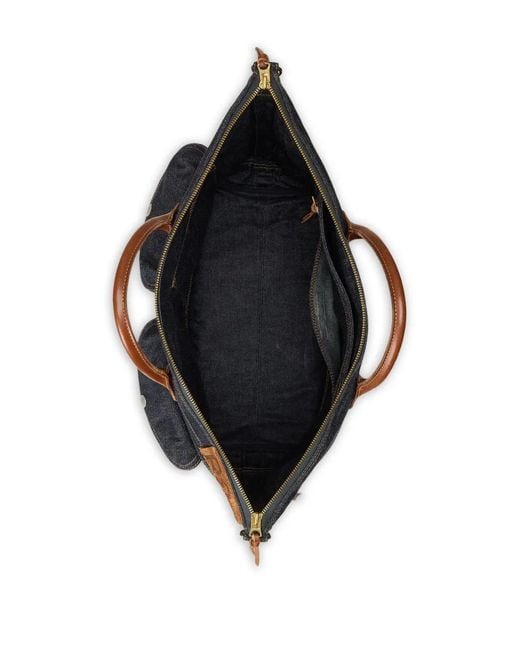 RRL Blue Dayton Tote Bag for men