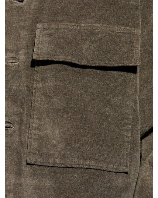AllSaints Green Hawker Pocket Shirt for men