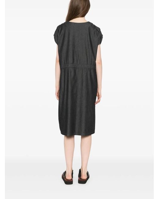 SPORT b. by agnès b. Black V-Neck Denim Dress