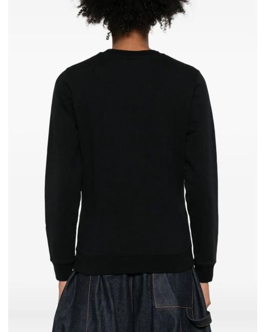 Maison Kitsuné Black 'Lady Fox' Sweatshirt