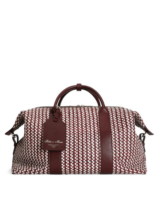 メンズ Dolce & Gabbana ロゴタグ スーツケース Brown