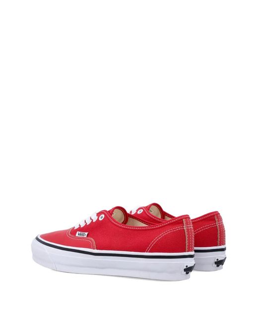 Vans Red Otw Authentic 44 Siped Sneakers