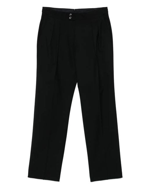 Paul Smith Black Pleated Trousers for men