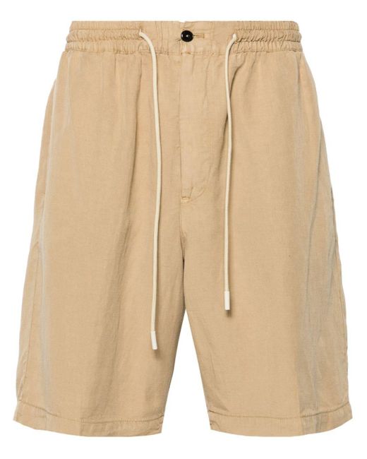 PT Torino Natural Drawstring-waist Chino Shorts for men