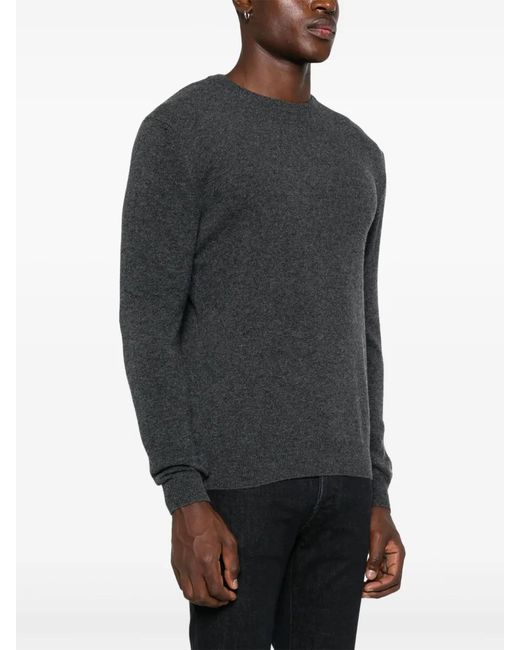 Woolrich Gray Wool Crewneck for men