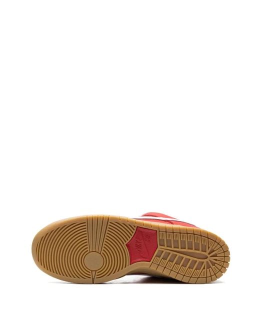 Sneakers Sb Dunk Low Pro di Nike in Red da Uomo