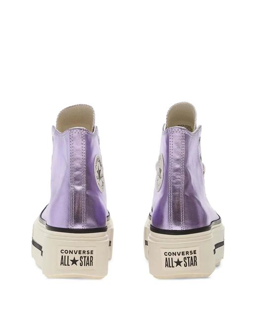 Converse Purple Chuck Taylor Logo-Patch Sneakers