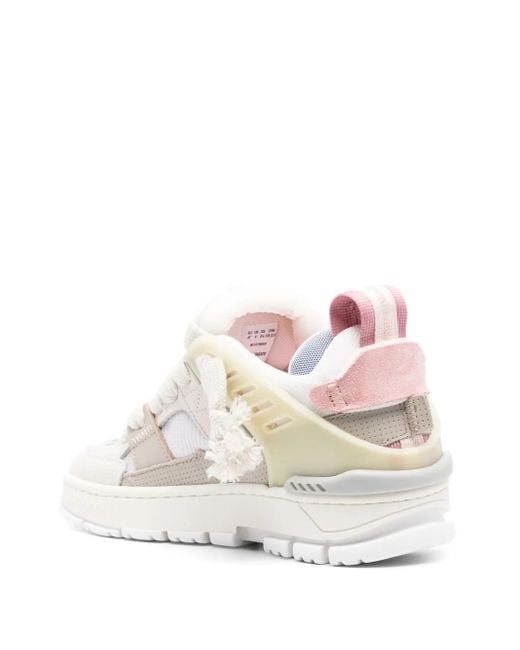 Axel Arigato White Area Patchwork Sneakers