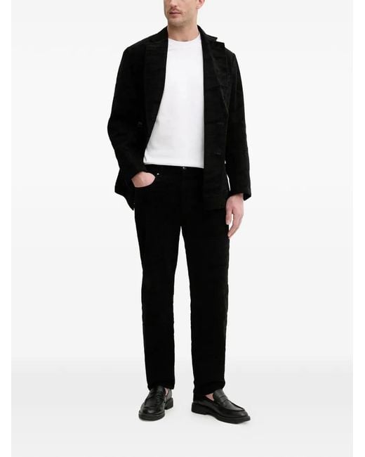 ARMANI EXCHANGE Black Double-Breasted Jacket for men