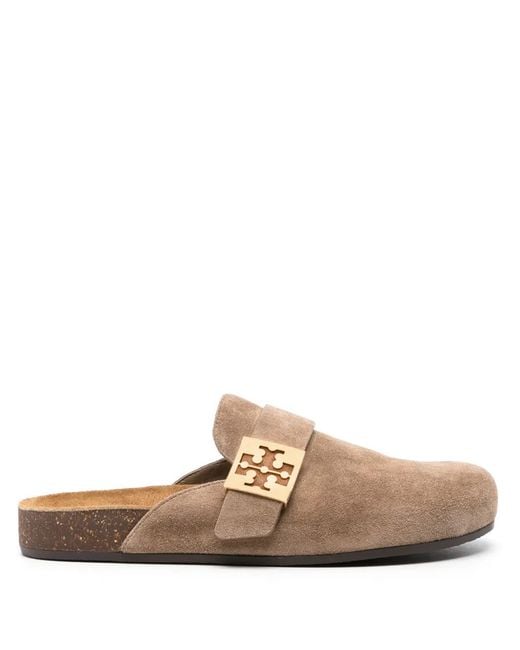 Tory Burch Brown Mellow Mule Shoes