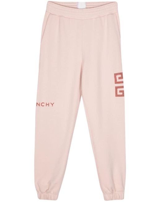 Givenchy Pink 4g-motif Track Pants