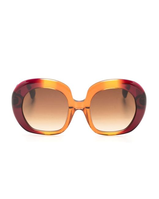 Vivienne Westwood Pink Gradient Round-frame Sunglasses for men