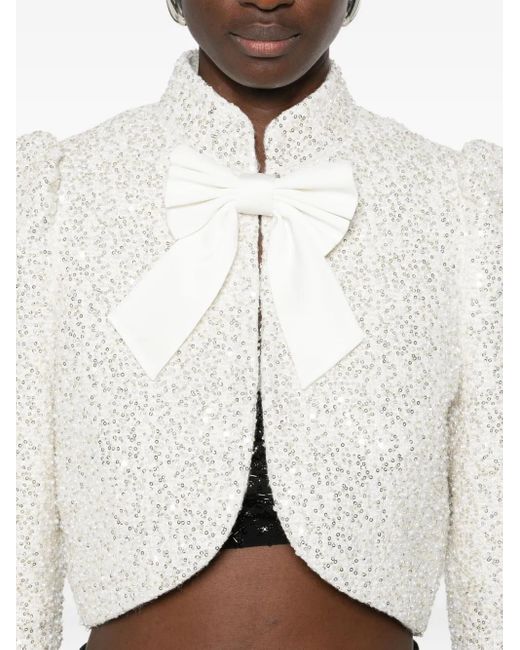 Alice + Olivia Ilaria Verfraaid Jack in het Metallic