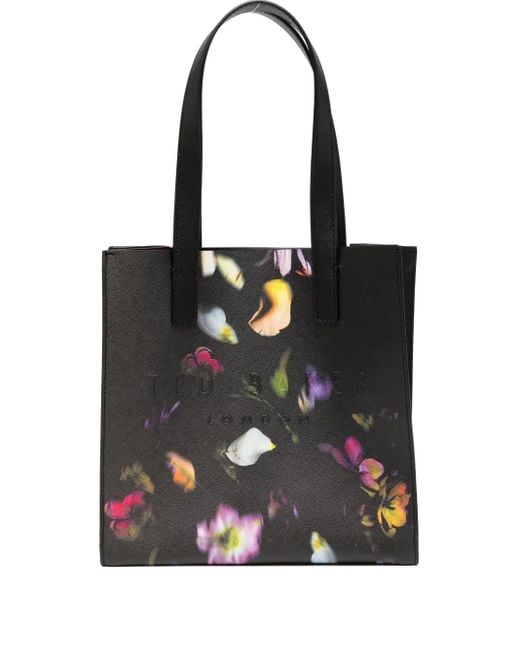 Ted Baker Seacon フローラル ハンドバッグ Black